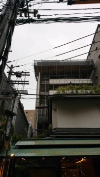 京都市内のホテル改修工事