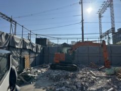 大阪府　docomo解体足場工事